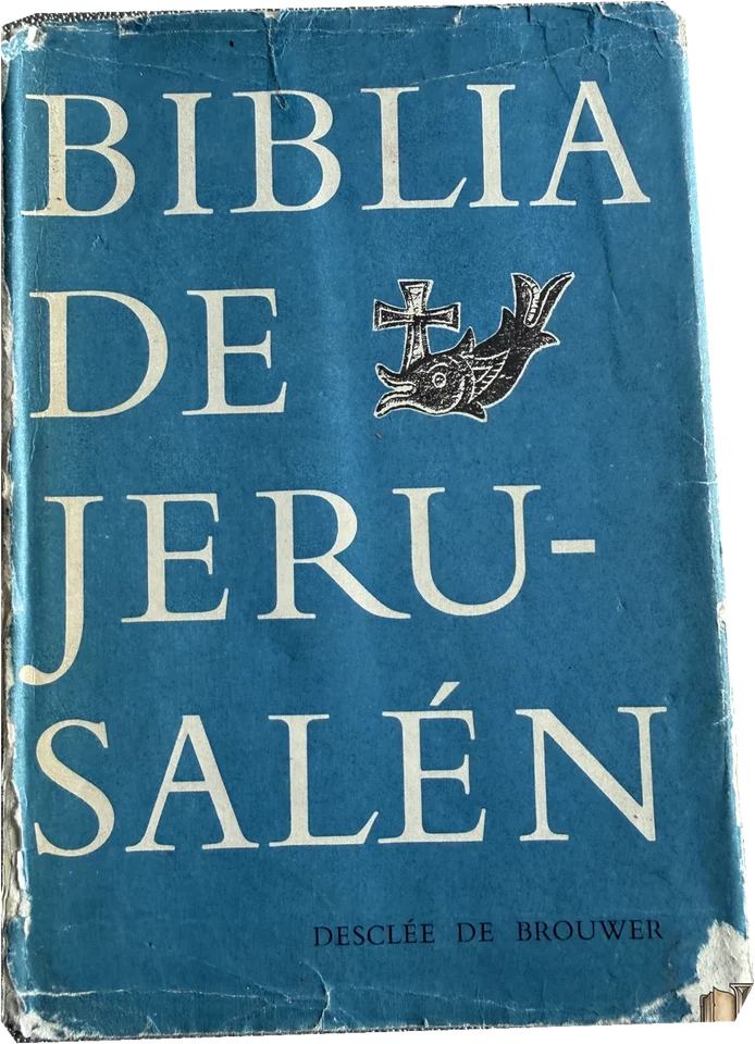 Biblia de Jerusalén — 1967, with dust jacket