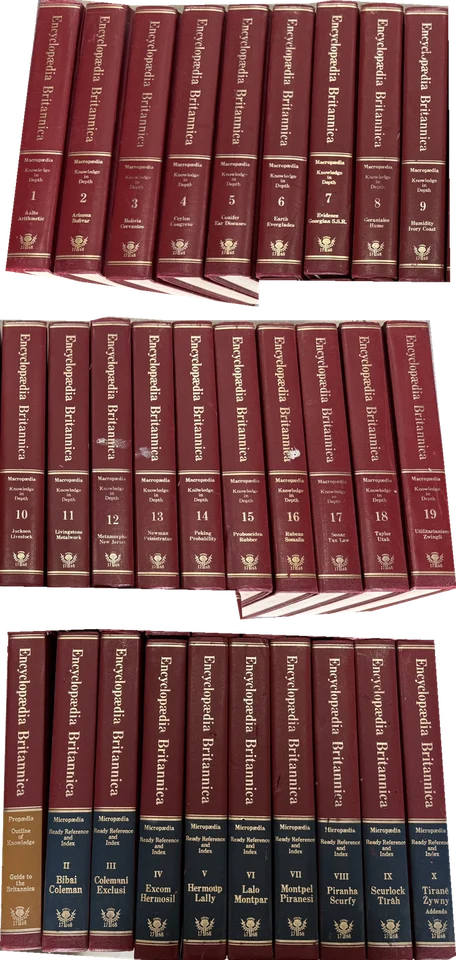 The New Encyclopaedia Britannica — 1984 collection