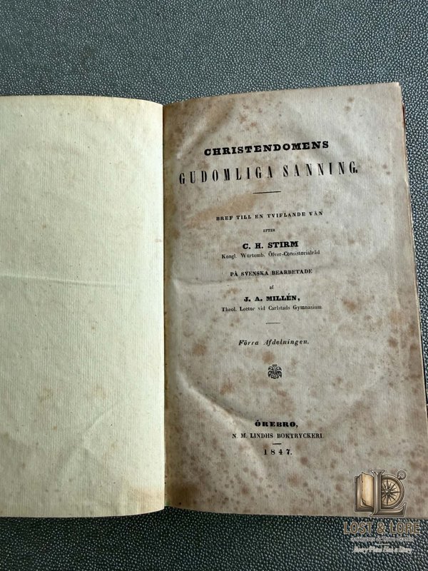 Christendomens Gudomliga Sanning (First Part, 1847) — photo 3