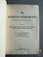Sagrada Biblia — Juan Straubinger, four volumes — photo 8