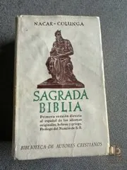 Sagrada Biblia Nácar–Colunga — 1944, with dust jacket — photo 1