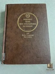 Webster’s Third & Seven Language Dictionary — Three volumes — photo 3